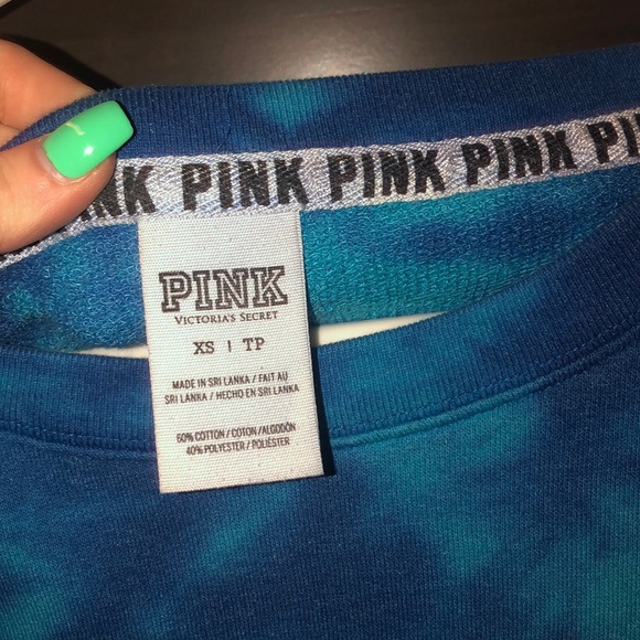 blue tie-dye long sleeve - Picture 4 of 4